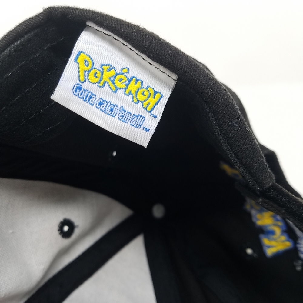 Pokemon 2000 Nintendo Ash Pikachu Black Cap Hat - Picture 5 of 12